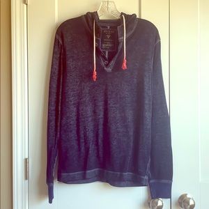 Guess hooded long sleeve shirt